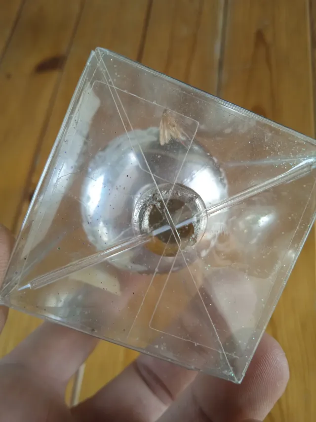 Puntale Albero Natale Vintage Argento