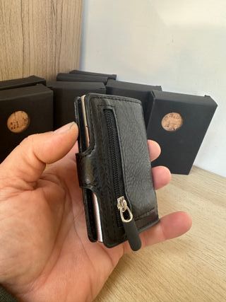 Portafoglio Sughero & Similpelle Nero