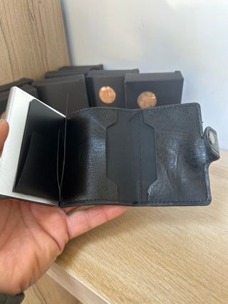 Portafoglio Sughero & Similpelle Nero