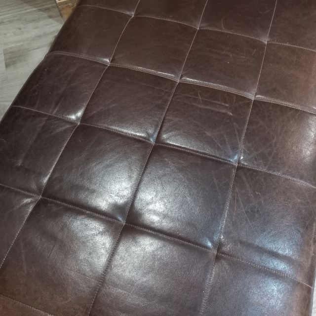 Cheslong de piel auténtica