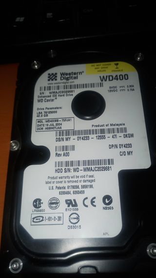 2 Discos Duros WD 40GB IDE 3.5