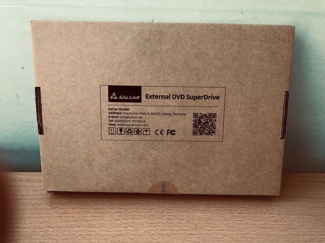 Unità DVD-RW esterna mobile Salcar USB 2.0