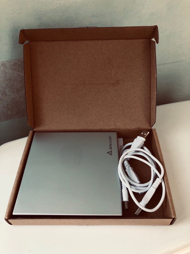 Unità DVD-RW esterna mobile Salcar USB 2.0