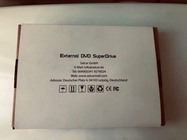 Unità DVD-RW esterna mobile Salcar USB 2.0