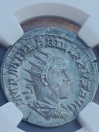 Moneda Romana Antoniniano Felipe I
