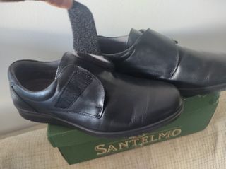 Zapatos Pitillos Velcro Talla 44 Caballero
