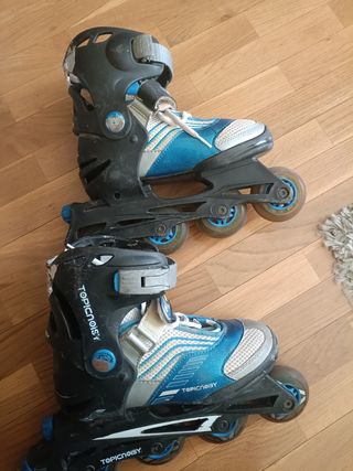 Patines 34-37+mochila+proteccion