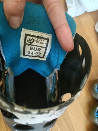 Patines 34-37+mochila+proteccion
