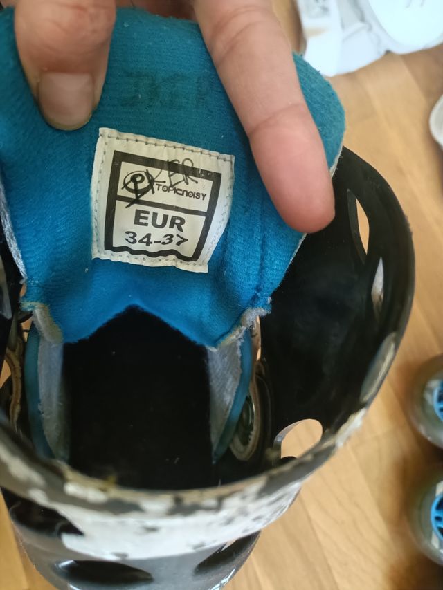 Patines 34-37+mochila+proteccion