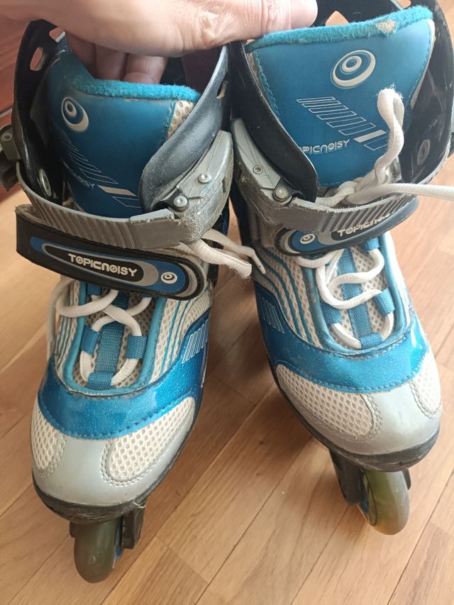 Patines 34-37+mochila+proteccion