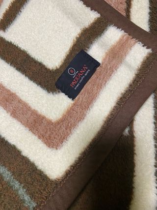 Manta Paduana Marrón/Beige Cama 90