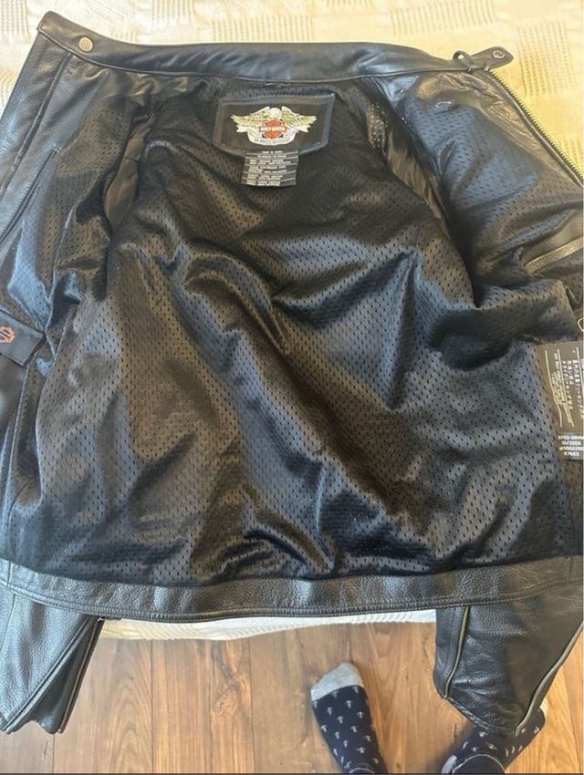 Cazadora Harley Davidson cuero