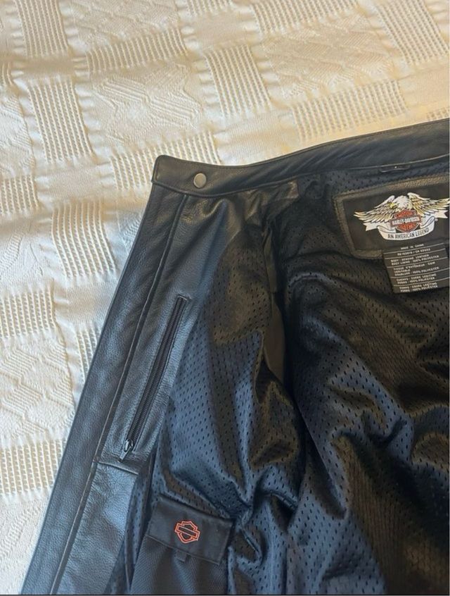 Cazadora Harley Davidson cuero