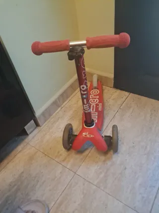 Patinete Micro Mini Rojo 3 Ruedas