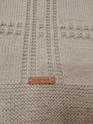 Copertina neonato fatta a mano