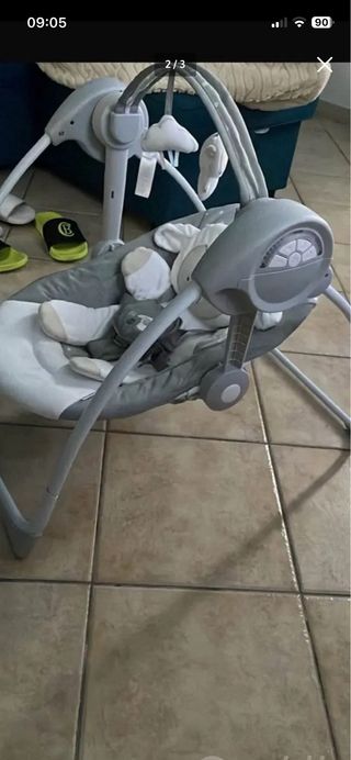 Sdraietta elettrica neonato, mai usata