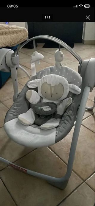 Sdraietta elettrica neonato, mai usata