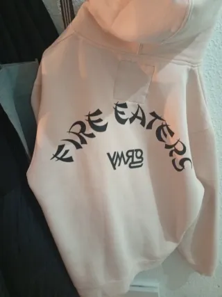 Sudadera GRIMEY rosa con Yin Yang