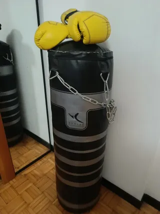 Sacco Box Domyos 30kg + Guantoni