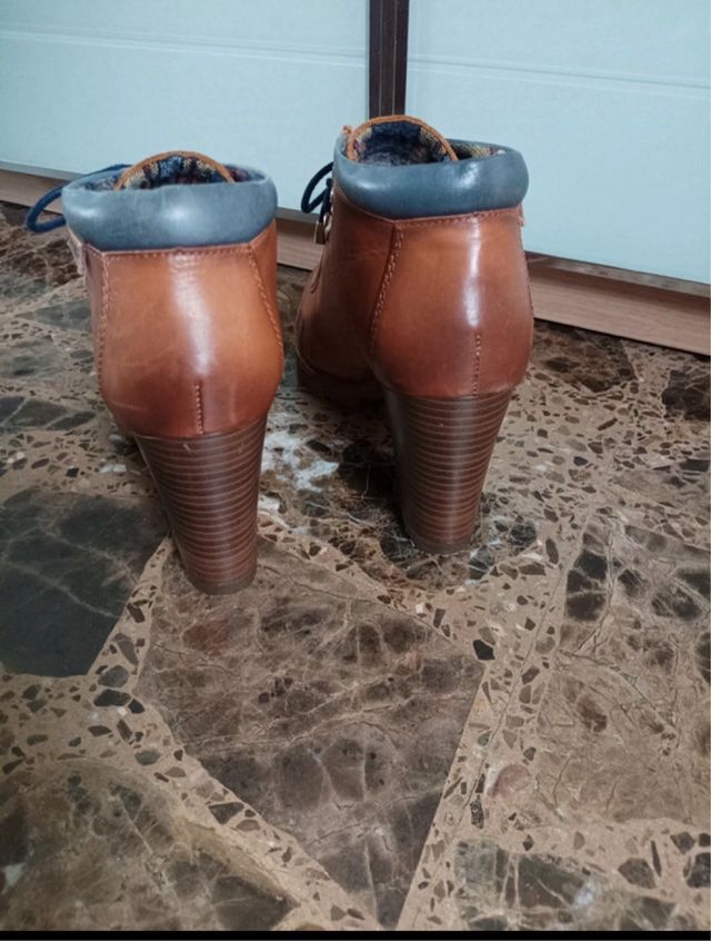 Botines Pikolinos Marrones cuero