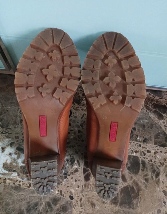 Botines Pikolinos Marrones cuero