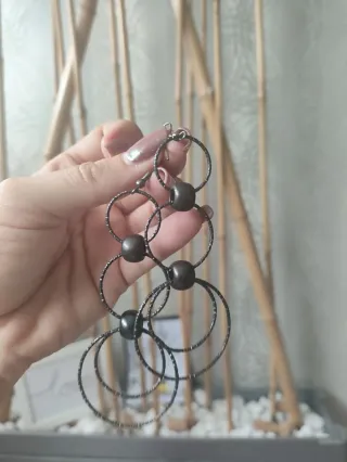 Lote pendientes grandes metal