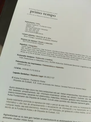 Primo Tempo 25 Años Euskadiko Orkestra