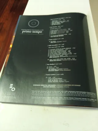 Primo Tempo 25 Años Euskadiko Orkestra