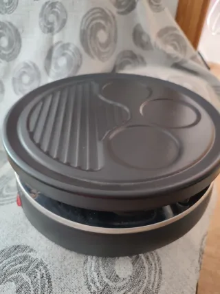 Plancha eléctrica grill y crepes