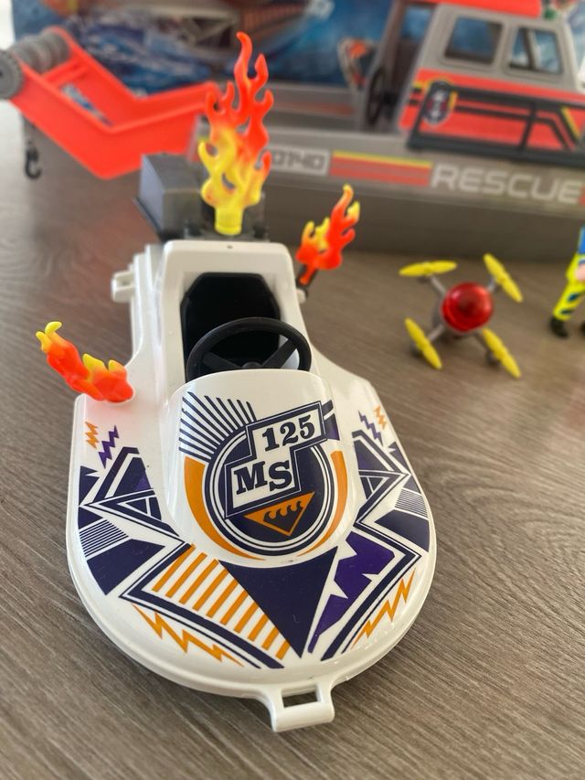 Barco Bomberos Playmobil City Action