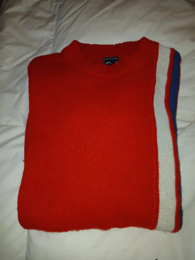 Jersey azul de punto