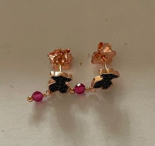 Pendientes Tous Motif con espinelas