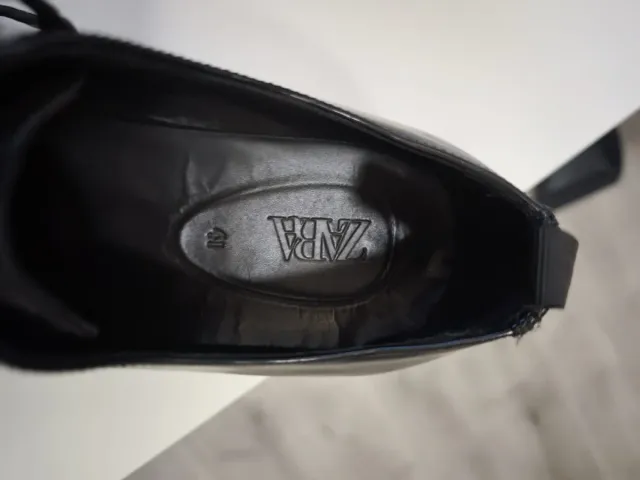 Zapatos de vestir Zara negros hombre