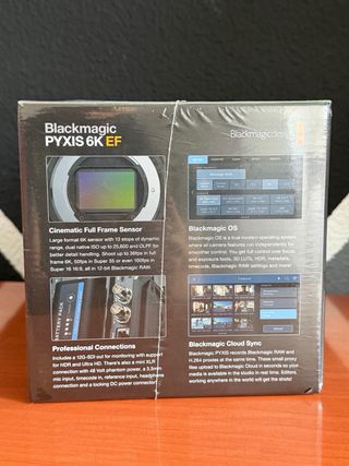Blackmagic PYXIS 6K EF Cámara Digital