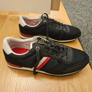 Zapatillas Tommy Hilfiger Mix Runner Azul Marino.