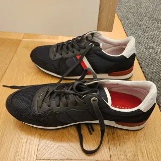 Zapatillas Tommy Hilfiger Mix Runner Azul Marino.