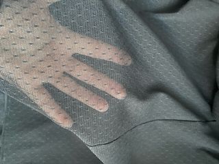 Camisa negra encaje manga larga