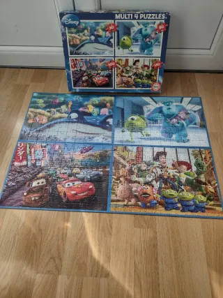Puzzles Disney - Multi 4 Puzzles