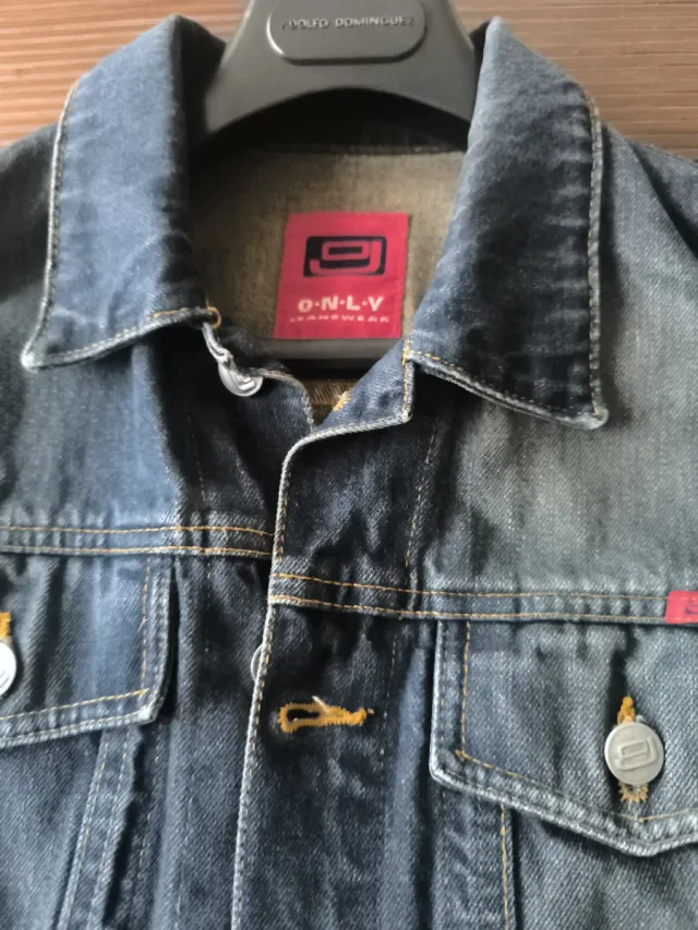 Cazadora vaquera ONLY azul mujer