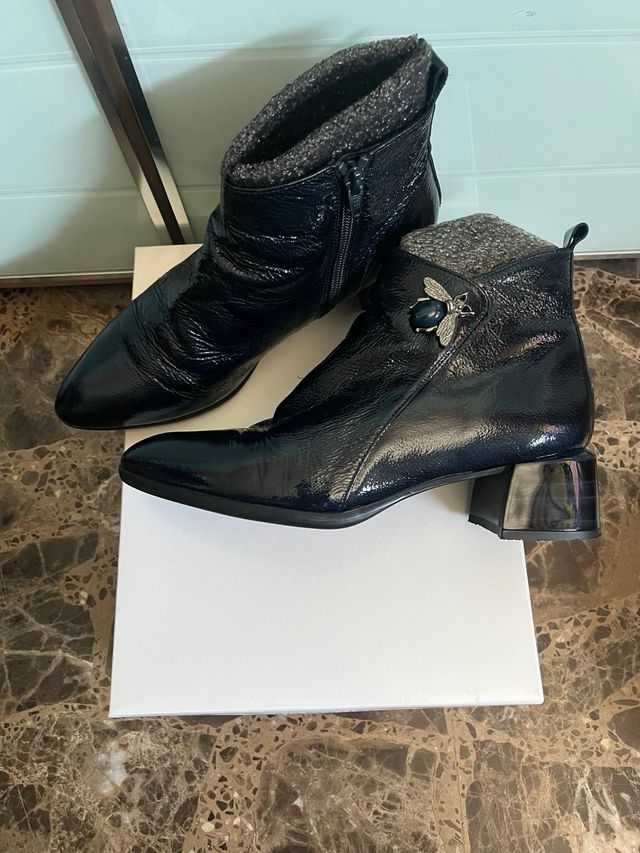 Botín Hispanitas Negro Talla 39