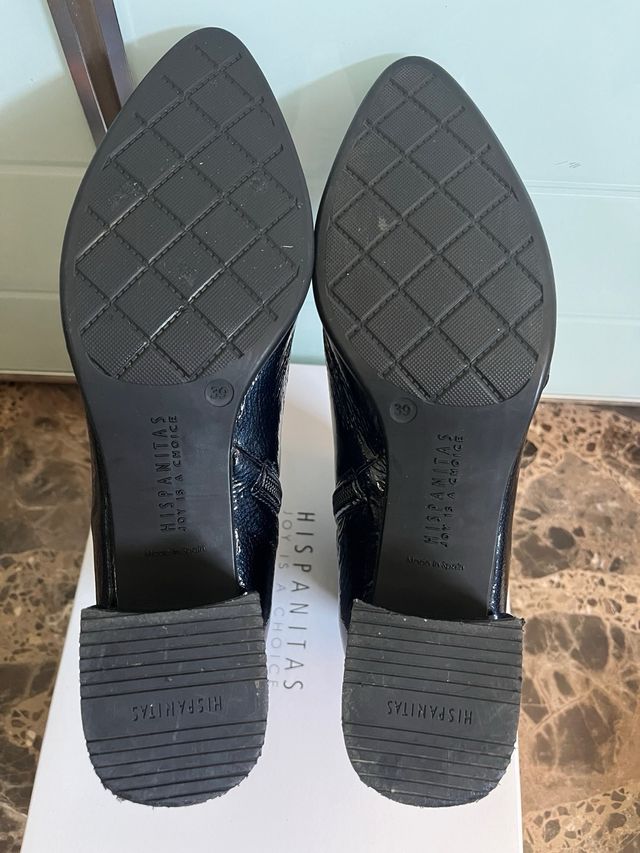 Botín Hispanitas Negro Talla 39