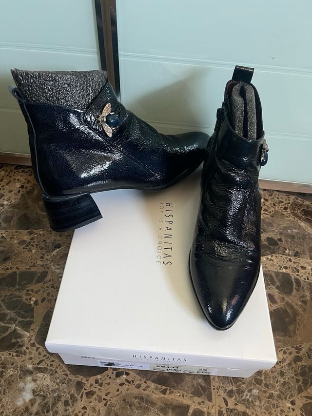 Botín Hispanitas Negro Talla 39