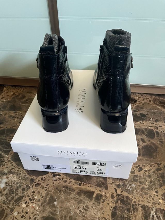 Botín Hispanitas Negro Talla 39