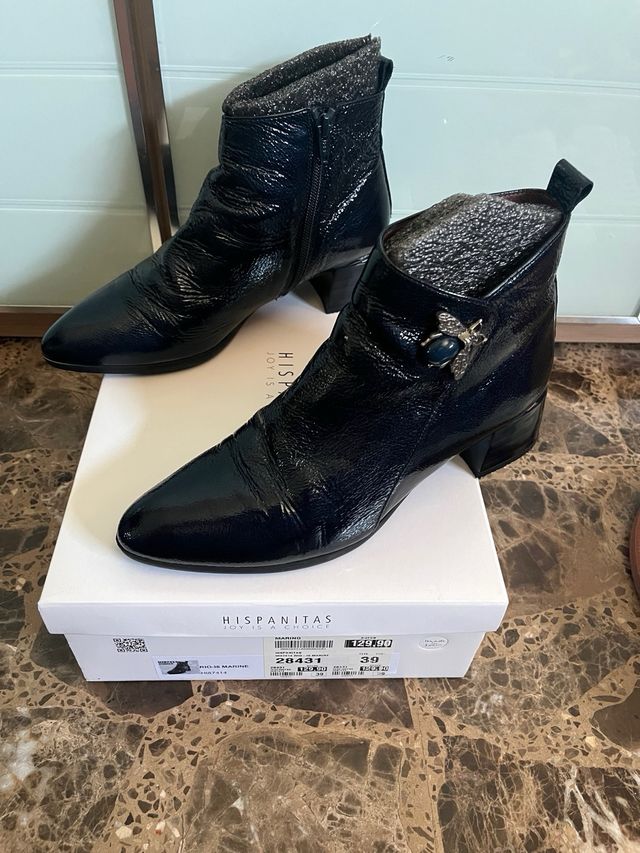 Botín Hispanitas Negro Talla 39