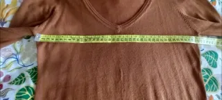 Jersey marrón manga larga