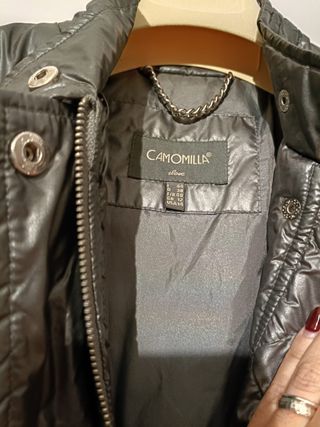 Giubbino donna imbottito grigio firmato Camomilla