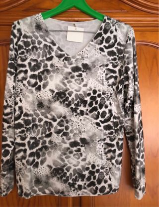 Jersey fino estampado animal print XL