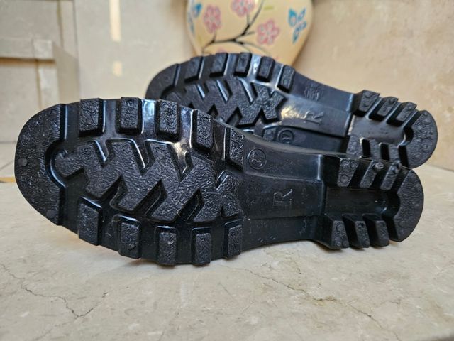 Botas de agua mujer negras con forro