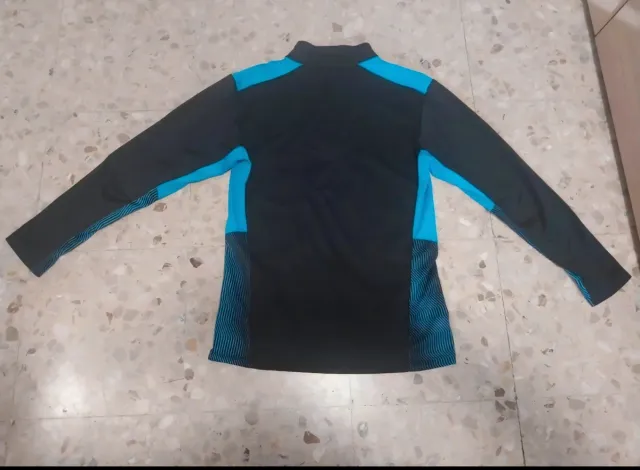 Felpa Puma Marsiglia 1/4 Zip Nera Azzurra