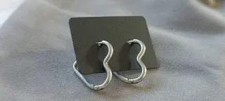 Pendientes Aro Corazón Acero